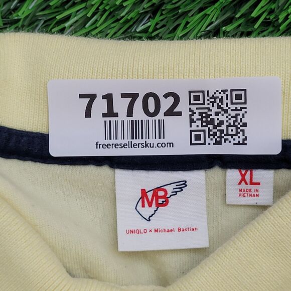 Uniqlo x Michael-Bastian Polo Shirt Womens XL 22x25 Yellow - Picture 6 of 13